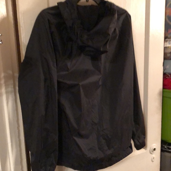 LL Bean Men’s Full Zip Hooded Nylon Jacket Size Medium Reg Black - Picture 5 of 5